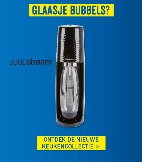 Klein keukenelektro van o.a. SodaStream en De'Longhi