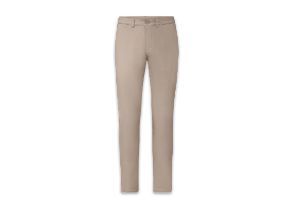 Tapered fit chino van een katoenmix