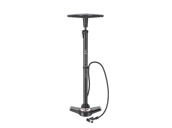 Fietspomp, met manometer