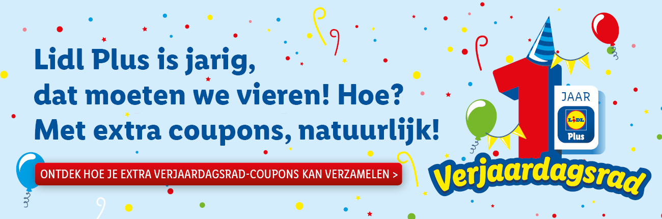 Verjaardagsrad Lidl Plus 